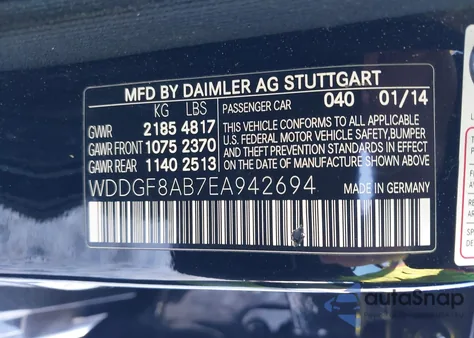 2014 Mercedes-Benz C 300 Sport 4Matic from USA, damaged, VIN WDDGF8AB7EA942694